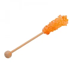 Natura d'Oriente Bastoncino di zucchero cristallizzato 11 cm aromatizzato all'arancia, alla fragola, al limone vendita online Confezione 1 pezzo Aroma Arancia