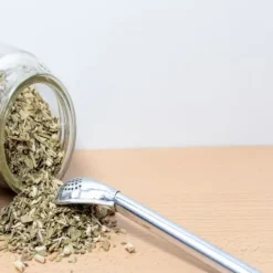 Natura d'Oriente Bombilla in acciaio per mate