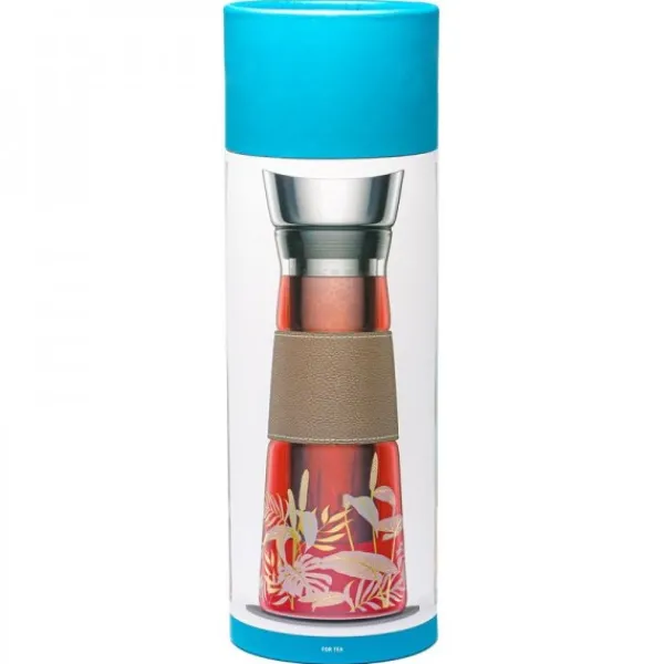 Natura d'Oriente Caraffa in vetro con infusore in acciaio