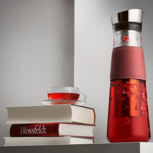 Natura d'Oriente Caraffa in vetro con infusore in acciaio