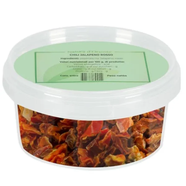 Natura d'Oriente Chili Jalapeno rosso frantumato