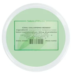 Natura d'Oriente Chili Jalapeno rosso frantumato