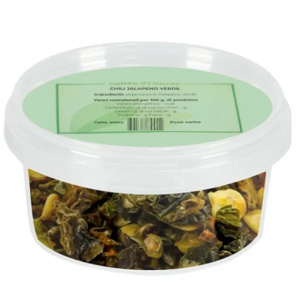 Natura d'Oriente Chili Jalapeno verde frantumato