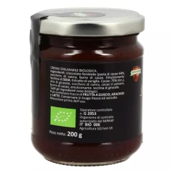 Natura d'Oriente Crema spalmabile bio fondente con pasta di cacao 200g