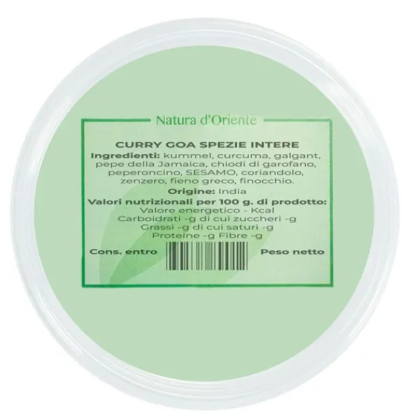 Natura d'Oriente Curry di Goa spezie intere