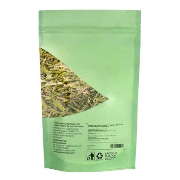 Natura d'Oriente Erisimo Sommità Taglio Tisana -Erba dei cantanti-