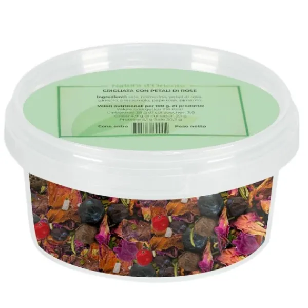 Natura d'Oriente Grigliata con petali di rosa