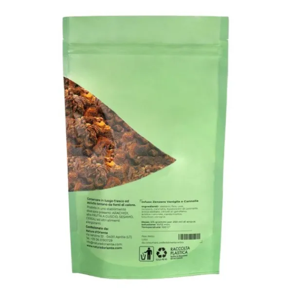 Natura d'Oriente Infuso zenzero vaniglia e cannella