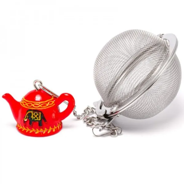 Natura d'Oriente Infusore per tazza con teiera rossa