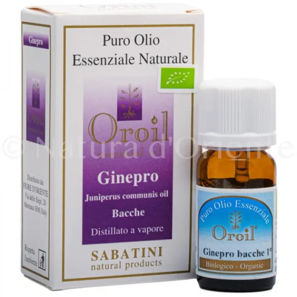 Natura d'Oriente Olio Essenziale di Bacche di Ginepro Bio 10 Ml
