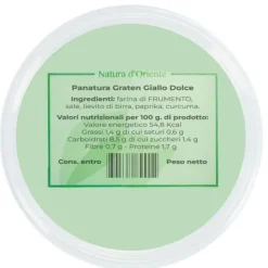 Natura d'Oriente Panatura graten Giallo dolce