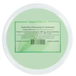 Natura d'Oriente Paprika piccante in polvere