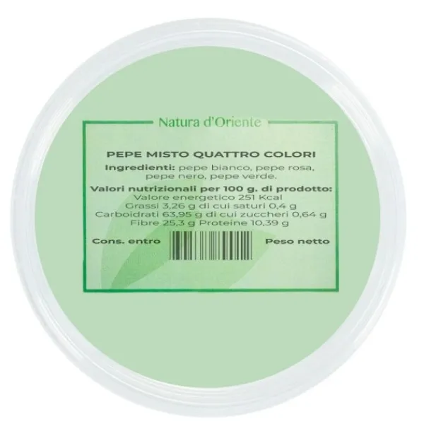 Natura d'Oriente Pepe mix melange quattro colori