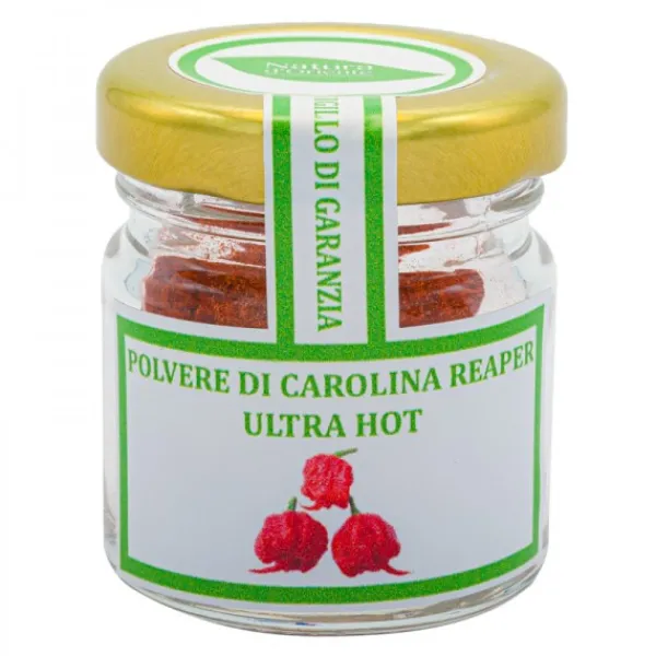 Natura d'Oriente Peperoncino Carolina reaper in polvere