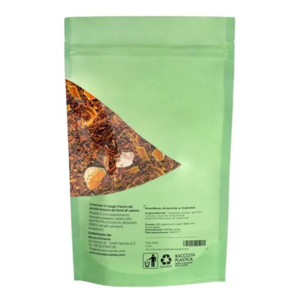 Natura d'Oriente Rooibos arancia carota e vitamina c