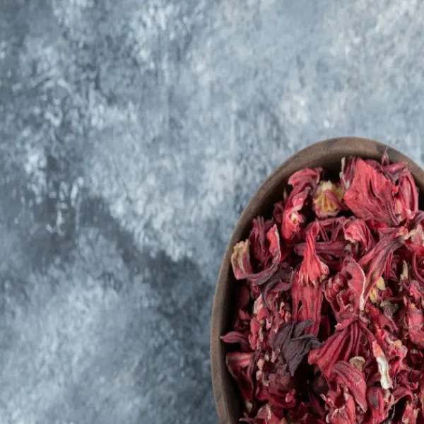 Natura d'Oriente Sale ai fiori di ibisco rosso