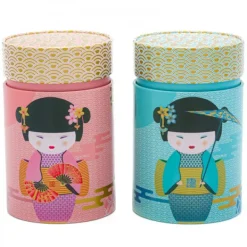 Natura d'Oriente Scatola porta tè Geisha Tonda