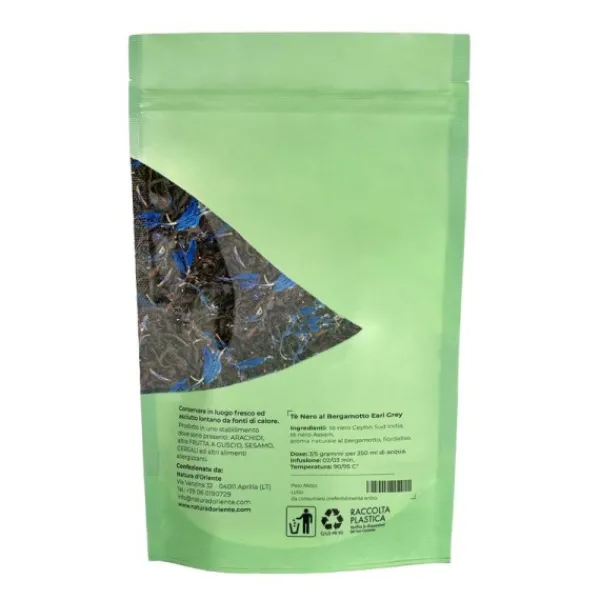 Natura d'Oriente Tè nero al bergamotto Earl Grey