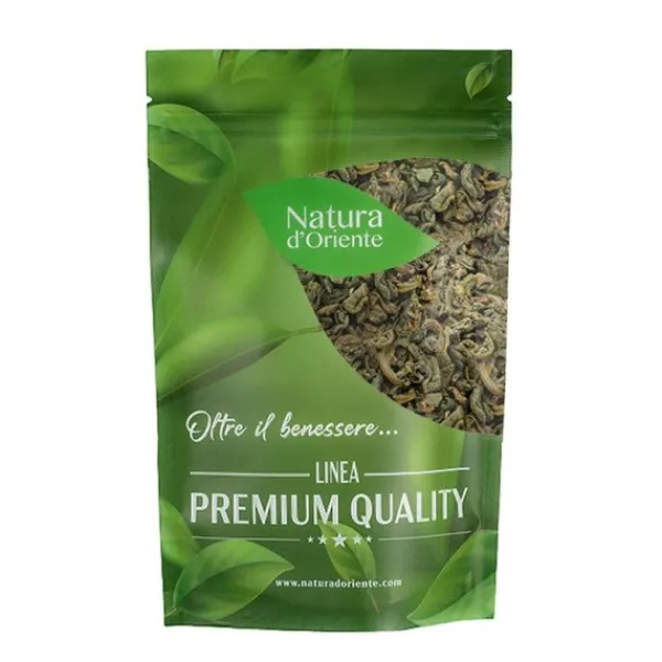 Natura d'Oriente Tè verde Gunpowder con foglia arrotolata